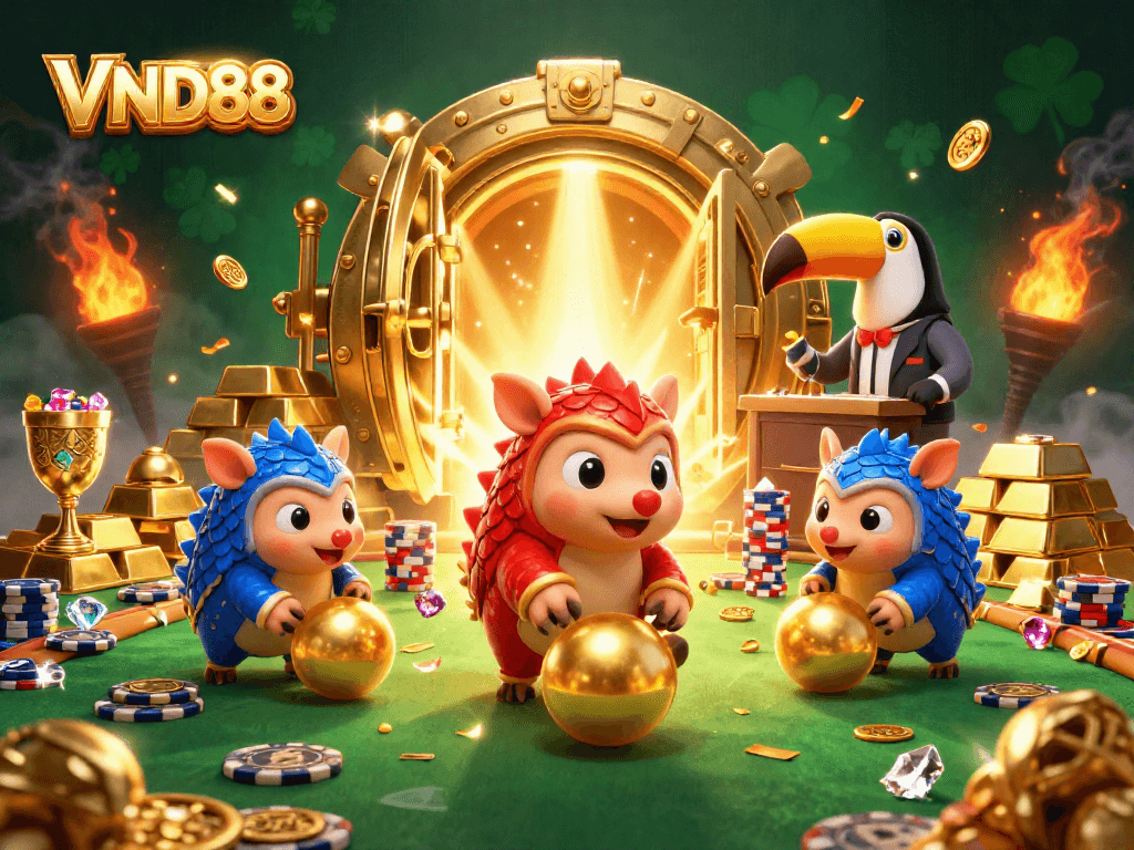 Experience thrilling gameplay with VND88 and savory wins in charming casino settings.