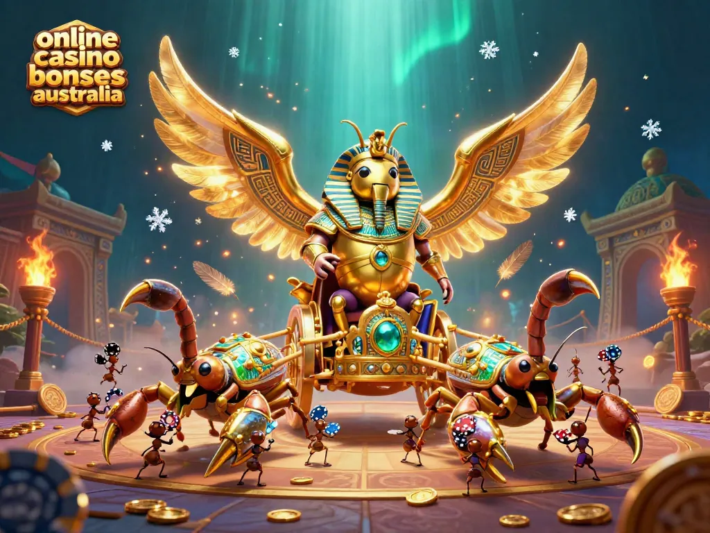 Engage with online casino bonuses Australia offerings through our vibrant casino illustration.