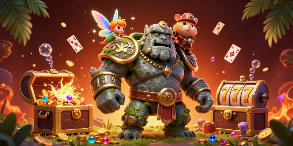 Engage with vibrant casino adventures at sc88com featuring 3D fantasy characters and dynamic gaming elements.