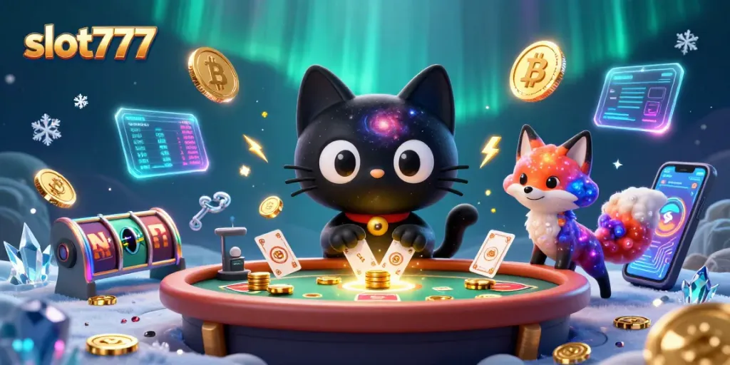 Spin the reels and win with slot777 in an enchanting cosmic casino adventure.