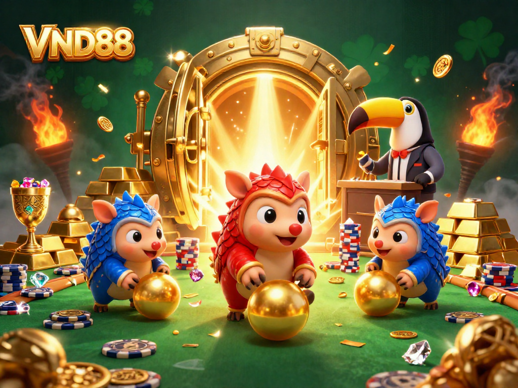 Experience thrilling gameplay with VND88 and savory wins in charming casino settings.