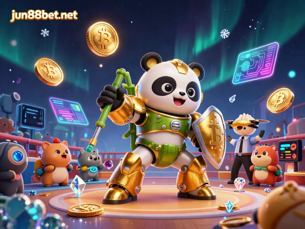 Engage in exciting wagers at jun88bet net with our vibrant digital gambling arena illustration.