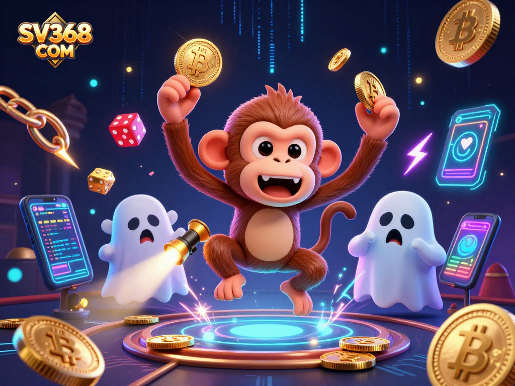 Experience thrilling gaming at SV368 COM with engaging characters in a vibrant casino.